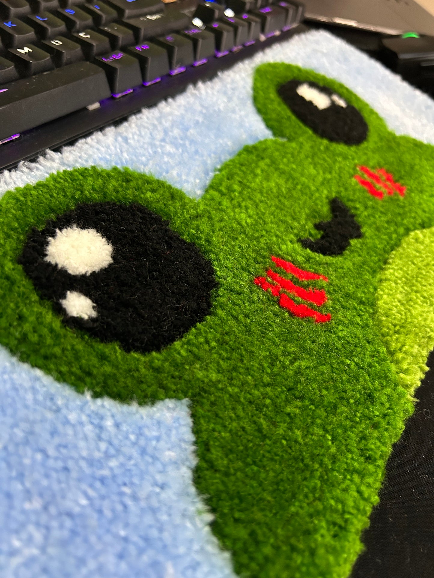 Kurbağa Klavye Halısı