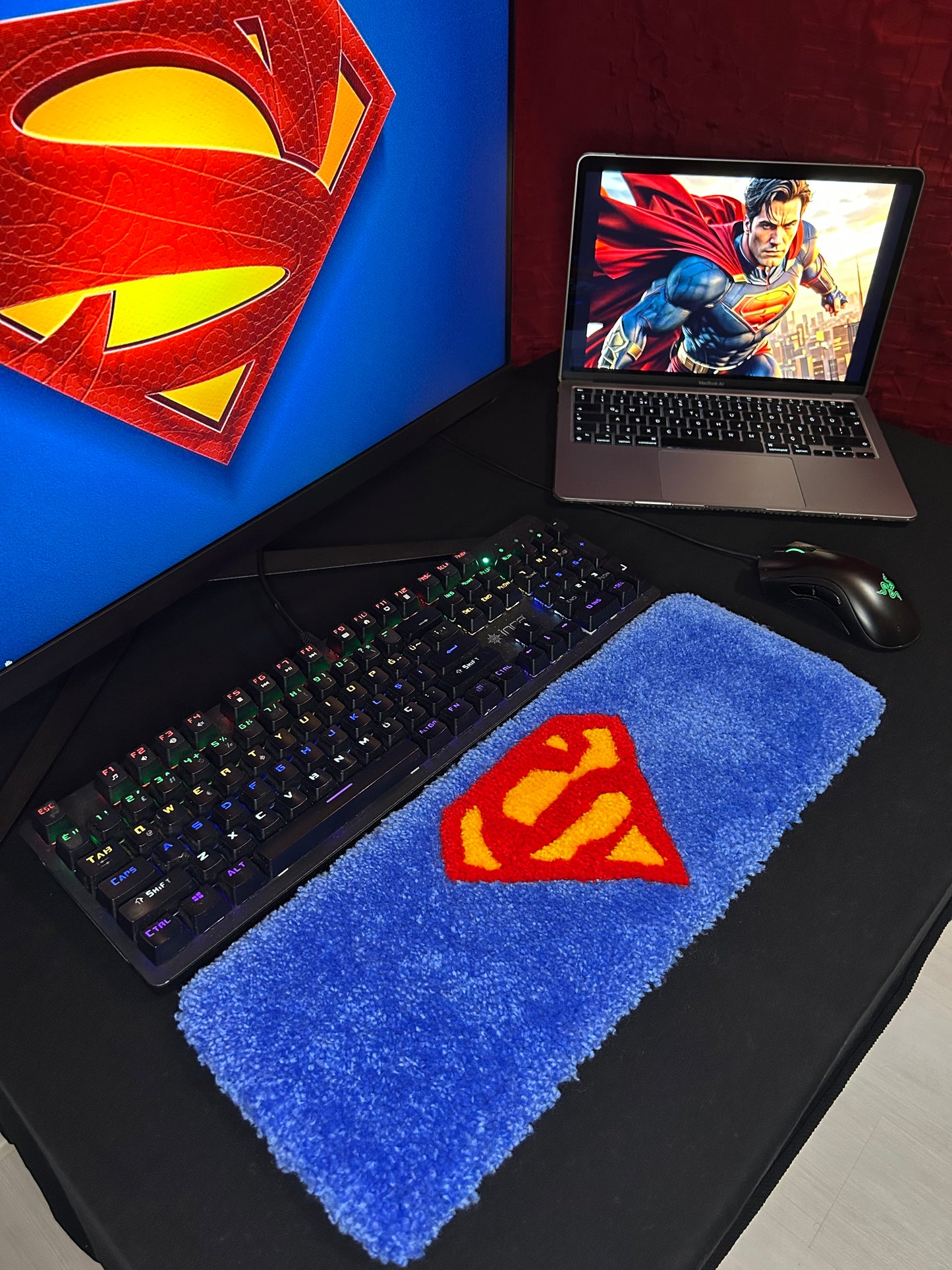 Superman Klavye Halısı
