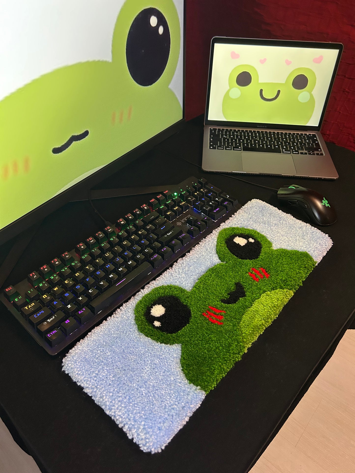 Kurbağa Klavye Halısı