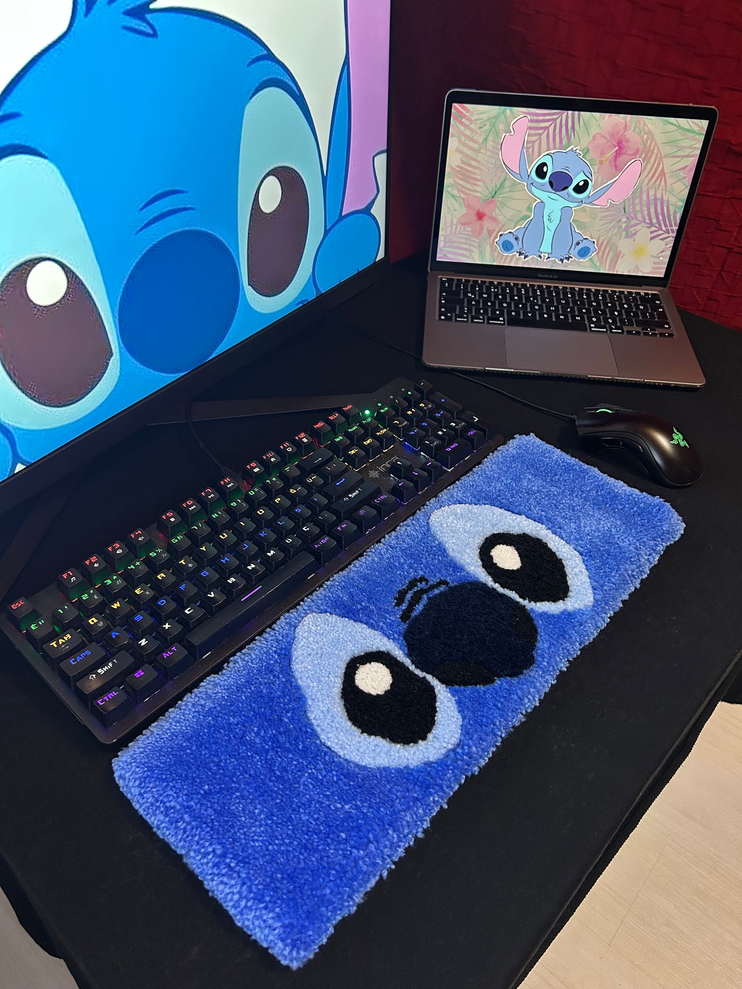 Stitch Klavye Halısı