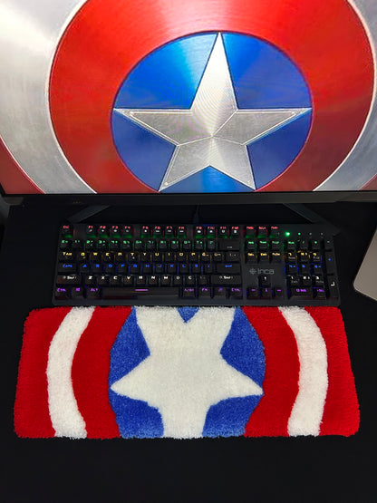 Kaptan Amerika Klavye Halısı