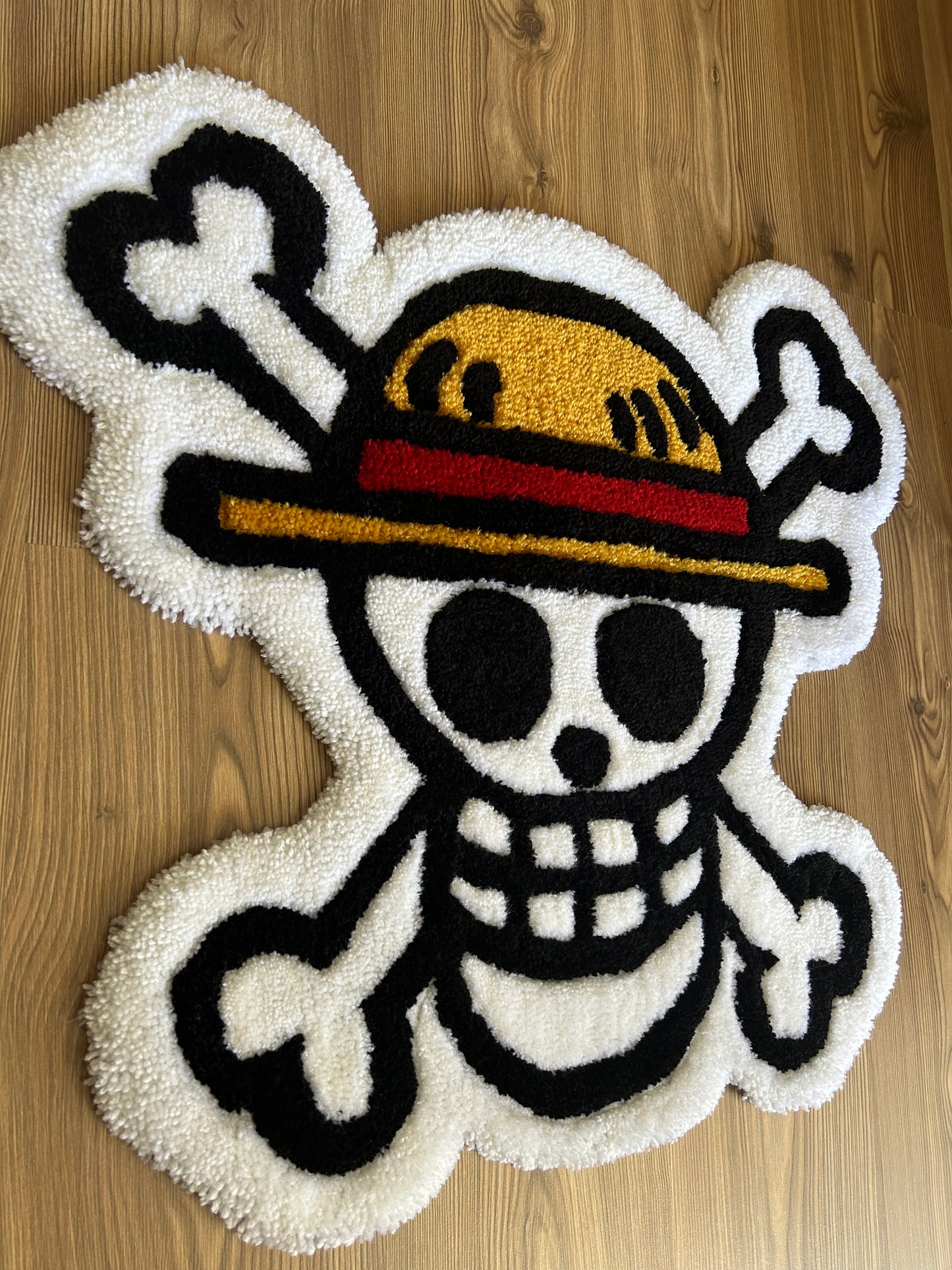 OnePiece Korsan Bayrağı Tasarım Yer-Duvar Halısı