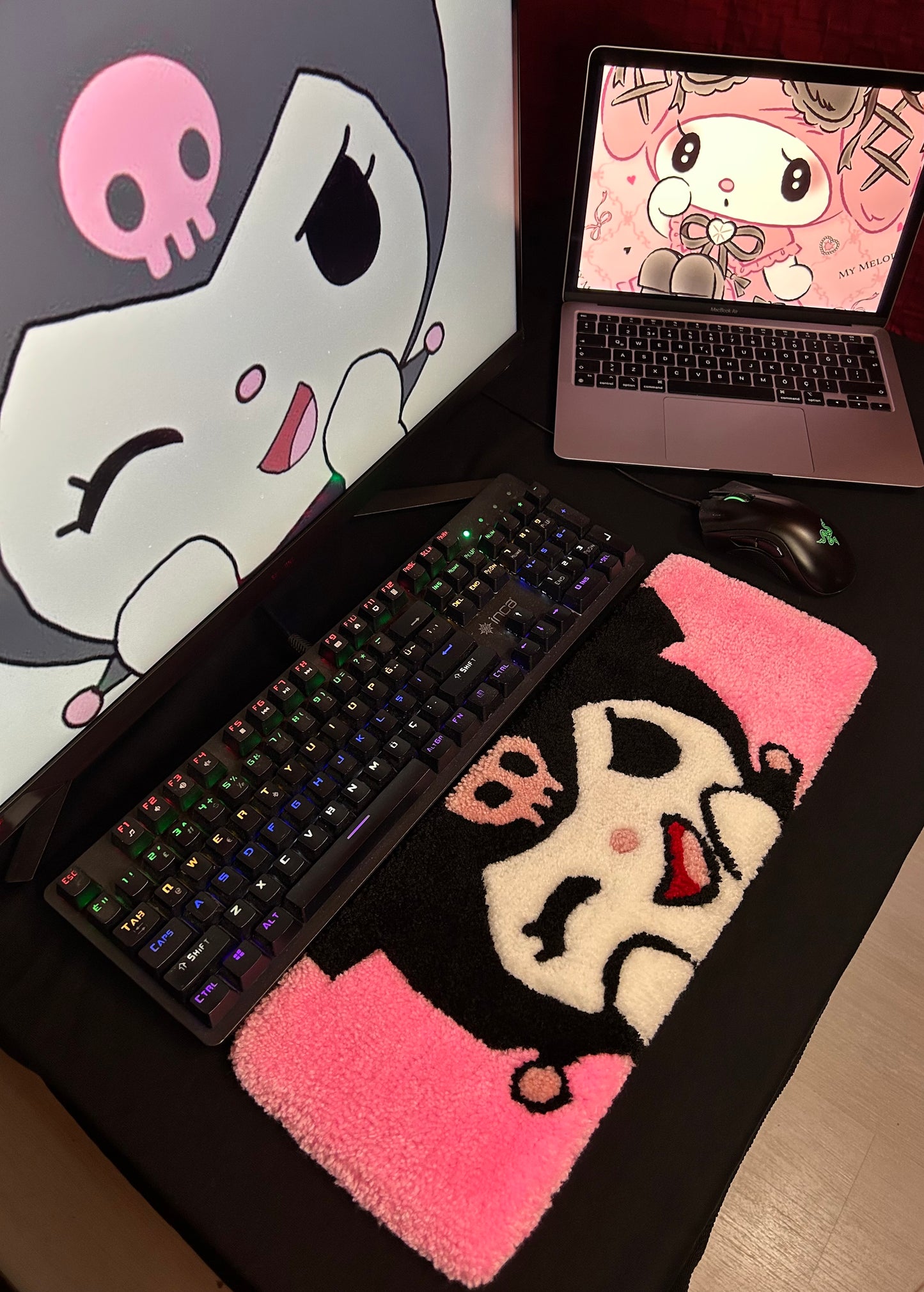 Kuromi Klavye Halısı